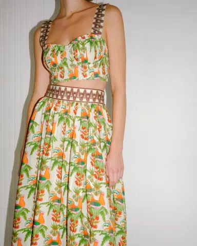 Emporio Sirenuse Ombretta Skirt in Midsummer Print | Thumbnail 7 Emporio Sirenuse Ombretta Skirt in Midsummer Print | Thumbnail 7