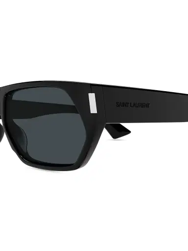 Saint Laurent Men's 59MM Rectangular Sunglasses - Black | Thumbnail 3 Saint Laurent Men's 59MM Rectangular Sunglasses - Black | Thumbnail 3
