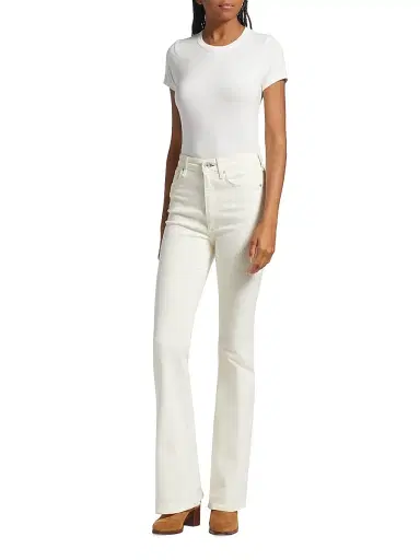 rag & bone Women's ICONS Luca Baby T-Shirt - White | Thumbnail 2 rag & bone Women's ICONS Luca Baby T-Shirt - White | Thumbnail 2