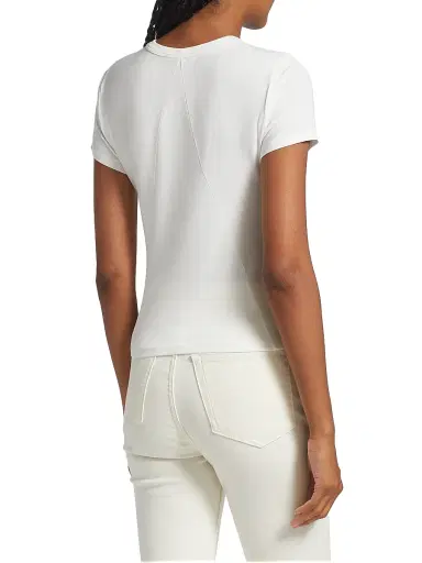 rag & bone Women's ICONS Luca Baby T-Shirt - White | Thumbnail 5 rag & bone Women's ICONS Luca Baby T-Shirt - White | Thumbnail 5
