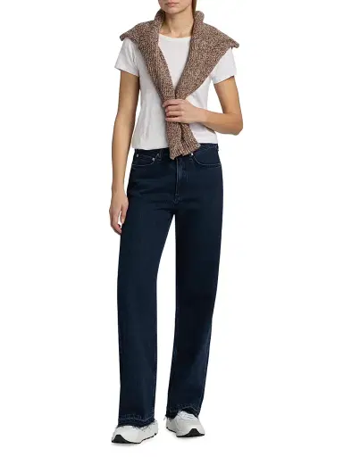 rag & bone Women's Logan Mid-Rise Wide-Leg Jeans - Elenna | Thumbnail 2 rag & bone Women's Logan Mid-Rise Wide-Leg Jeans - Elenna | Thumbnail 2
