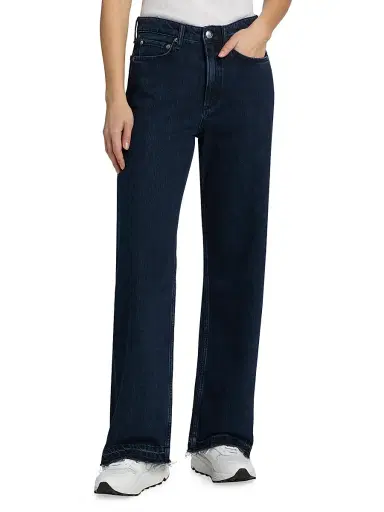 rag & bone Women's Logan Mid-Rise Wide-Leg Jeans - Elenna | Thumbnail 3 rag & bone Women's Logan Mid-Rise Wide-Leg Jeans - Elenna | Thumbnail 3