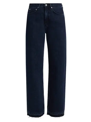 rag & bone Women's Logan Mid-Rise Wide-Leg Jeans - Elenna | Thumbnail 1 rag & bone Women's Logan Mid-Rise Wide-Leg Jeans - Elenna | Thumbnail 1