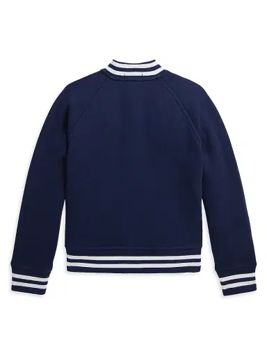 Polo Ralph Lauren Little Boy's & Boy's Knit Bomber Jacket - Navy | Thumbnail 2 Polo Ralph Lauren Little Boy's & Boy's Knit Bomber Jacket - Navy | Thumbnail 2