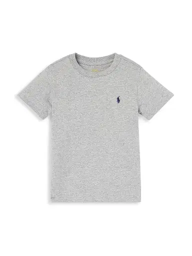 Polo Ralph Lauren Little Boy's & Boy's Cotton Jersey T-Shirt - Grey | Thumbnail 1 Polo Ralph Lauren Little Boy's & Boy's Cotton Jersey T-Shirt - Grey | Thumbnail 1