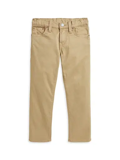 Polo Ralph Lauren Little Boy's & Boy's Sateen Straight-Leg Pants - Desert Khaki | Thumbnail 1 Polo Ralph Lauren Little Boy's & Boy's Sateen Straight-Leg Pants - Desert Khaki | Thumbnail 1