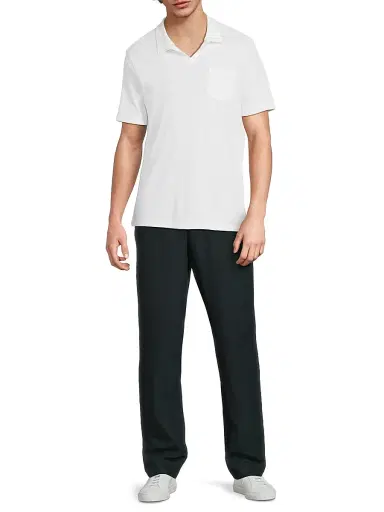 Vince Men's Lightweight Hemp Pants - Seaweed | Thumbnail 2 Vince Men's Lightweight Hemp Pants - Seaweed | Thumbnail 2