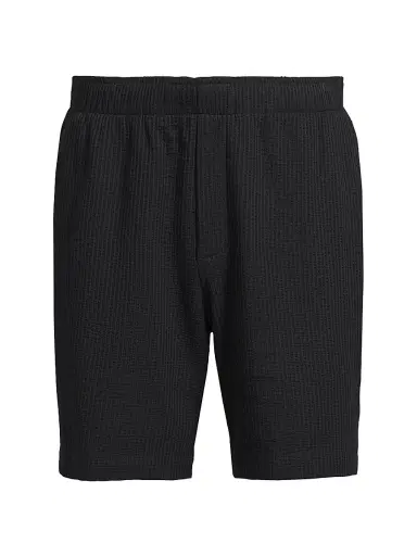 Vince Men's Striped Seersucker Knit Shorts - Coastal | Thumbnail 1 Vince Men's Striped Seersucker Knit Shorts - Coastal | Thumbnail 1