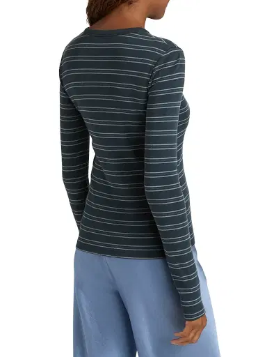 Vince Women's Striped Slim-Fit T-Shirt | Thumbnail 5 Vince Women's Striped Slim-Fit T-Shirt | Thumbnail 5