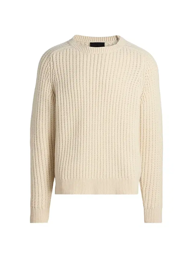 Men's Demitry Rib-Knit Wool Sweater - Men's Demitry Rib-Knit Wool Sweater -