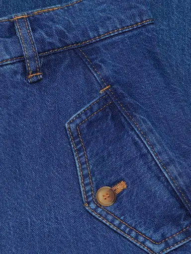 Hudson Jeans Women's James High-Rise Wide-Leg Denim Trousers - Lottery | Thumbnail 7 Hudson Jeans Women's James High-Rise Wide-Leg Denim Trousers - Lottery | Thumbnail 7
