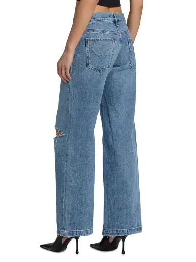 Hudson Jeans Women's Rylee Low-Rise Relaxed-Fit Jeans - End Zone | Thumbnail 5 Hudson Jeans Women's Rylee Low-Rise Relaxed-Fit Jeans - End Zone | Thumbnail 5