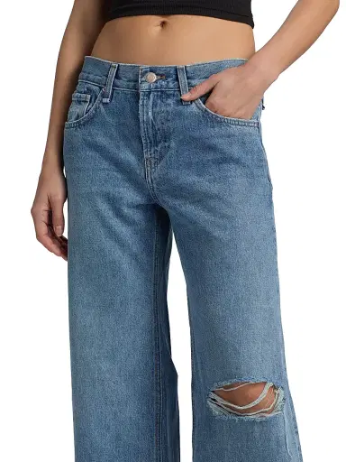 Hudson Jeans Women's Rylee Low-Rise Relaxed-Fit Jeans - End Zone | Thumbnail 6 Hudson Jeans Women's Rylee Low-Rise Relaxed-Fit Jeans - End Zone | Thumbnail 6