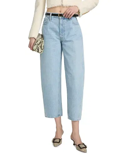 Hudson Jeans Women's Courtney Baby Barrel-Leg Crop Jeans | Thumbnail 3 Hudson Jeans Women's Courtney Baby Barrel-Leg Crop Jeans | Thumbnail 3