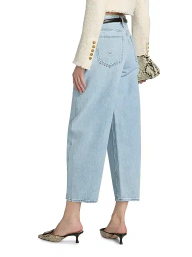 Hudson Jeans Women's Courtney Baby Barrel-Leg Crop Jeans | Thumbnail 5 Hudson Jeans Women's Courtney Baby Barrel-Leg Crop Jeans | Thumbnail 5
