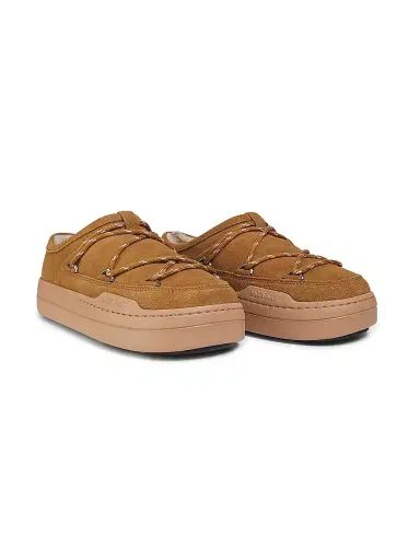 Moon Boot Women's Park Suede Slippers - Cognac | Thumbnail 2 Moon Boot Women's Park Suede Slippers - Cognac | Thumbnail 2