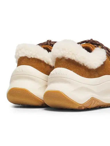 Moon Boot Women's City Shearling-Trim Platform Sneakers - Cognac | Thumbnail 3 Moon Boot Women's City Shearling-Trim Platform Sneakers - Cognac | Thumbnail 3