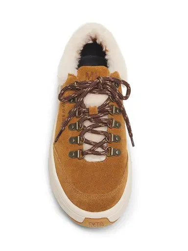 Moon Boot Women's City Shearling-Trim Platform Sneakers - Cognac | Thumbnail 4 Moon Boot Women's City Shearling-Trim Platform Sneakers - Cognac | Thumbnail 4