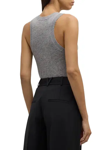 Veronica Beard Women's Jerrel Cashmere Fitted Tank | Thumbnail 4 Veronica Beard Women's Jerrel Cashmere Fitted Tank | Thumbnail 4