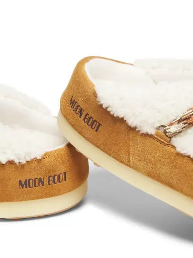 Moon Boot Women's Shearling-Trim Wool & Suede Mules - Whisky Off White | Thumbnail 6 Moon Boot Women's Shearling-Trim Wool & Suede Mules - Whisky Off White | Thumbnail 6