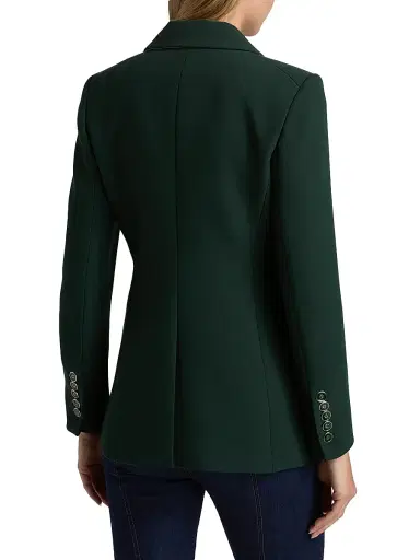 Veronica Beard Women's Amos Double-Breasted Dickey Jacket - Dark Hunter Green | Thumbnail 5 Veronica Beard Women's Amos Double-Breasted Dickey Jacket - Dark Hunter Green | Thumbnail 5