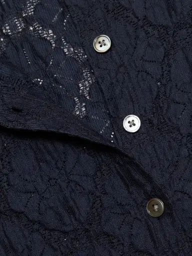 Veronica Beard Women's Gillingham Cotton-Blend Cardigan - Navy | Thumbnail 7 Veronica Beard Women's Gillingham Cotton-Blend Cardigan - Navy | Thumbnail 7