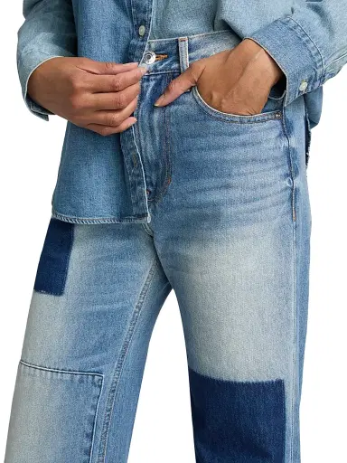 Veronica Beard Women's Dylan Ankle High-Rise Straight Jeans - Time Lapse - Size 30 | Thumbnail 6 Veronica Beard Women's Dylan Ankle High-Rise Straight Jeans - Time Lapse - Size 30 | Thumbnail 6