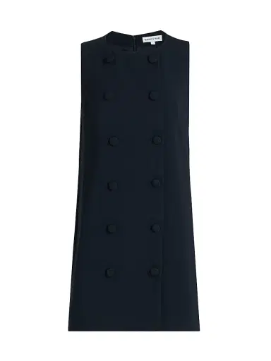 Veronica Beard Women's Alayah Double-Breasted Shift Minidress - Navy | Thumbnail 1 Veronica Beard Women's Alayah Double-Breasted Shift Minidress - Navy | Thumbnail 1