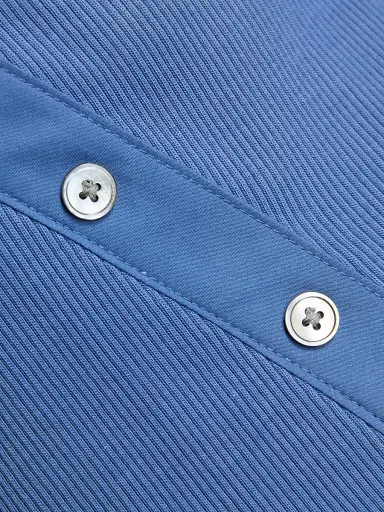 Veronica Beard Women's Brenner Cotton Asymmetric Shirt - Blue Coast | Thumbnail 7 Veronica Beard Women's Brenner Cotton Asymmetric Shirt - Blue Coast | Thumbnail 7