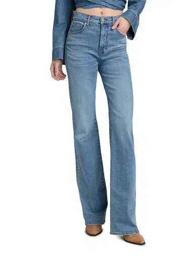 Veronica Beard Women's Crosbie High-Rise Wide-Leg Jeans | Thumbnail 3 Veronica Beard Women's Crosbie High-Rise Wide-Leg Jeans | Thumbnail 3