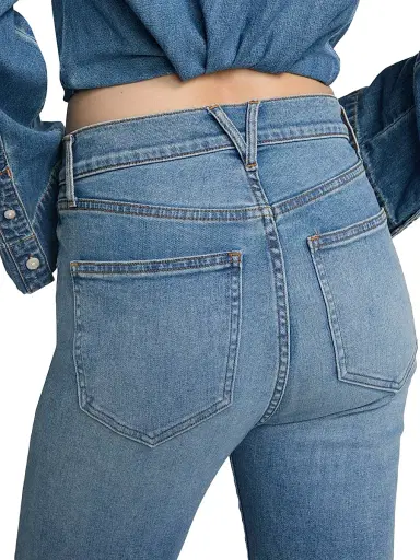 Veronica Beard Women's Crosbie High-Rise Wide-Leg Jeans | Thumbnail 6 Veronica Beard Women's Crosbie High-Rise Wide-Leg Jeans | Thumbnail 6