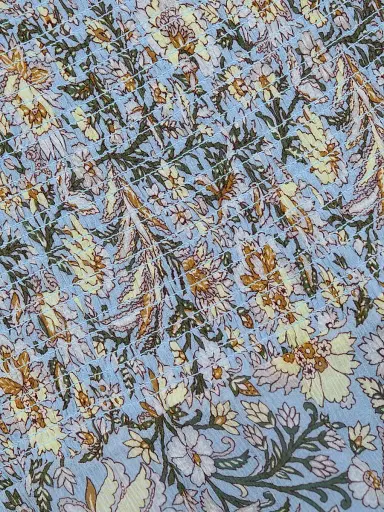 Veronica Beard Women's Clem Floral-Print Cotton-Silk Maxi Dress - Blue Jay Multi | Thumbnail 8 Veronica Beard Women's Clem Floral-Print Cotton-Silk Maxi Dress - Blue Jay Multi | Thumbnail 8