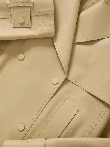 Veronica Beard Women's Heathcliff Double-Breasted Jacket - Stone Khaki | Thumbnail 6 Veronica Beard Women's Heathcliff Double-Breasted Jacket - Stone Khaki | Thumbnail 6
