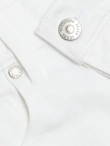 Veronica Beard Women's Ellis Mid-Rise Shorts - White - Size 32 | Thumbnail 7 Veronica Beard Women's Ellis Mid-Rise Shorts - White - Size 32 | Thumbnail 7