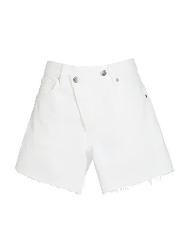 Veronica Beard Women's Ellis Mid-Rise Shorts - White - Size 32 | Thumbnail 1 Veronica Beard Women's Ellis Mid-Rise Shorts - White - Size 32 | Thumbnail 1