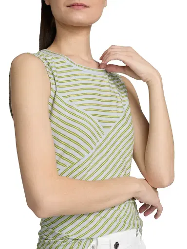 Veronica Beard Women's Johana Striped Tank Top - Banded Stripe | Thumbnail 6 Veronica Beard Women's Johana Striped Tank Top - Banded Stripe | Thumbnail 6