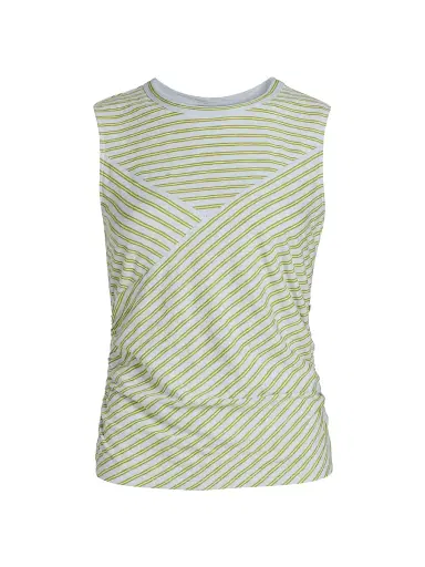 Veronica Beard Women's Johana Striped Tank Top - Banded Stripe | Thumbnail 1 Veronica Beard Women's Johana Striped Tank Top - Banded Stripe | Thumbnail 1