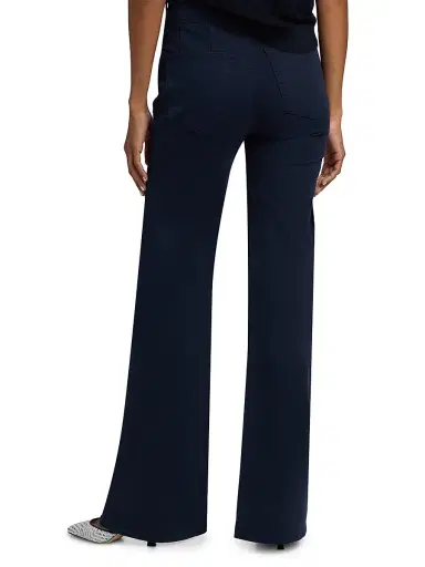 Veronica Beard Women's Rosanna Corset Wide-Leg Pants - Navy | Thumbnail 5 Veronica Beard Women's Rosanna Corset Wide-Leg Pants - Navy | Thumbnail 5