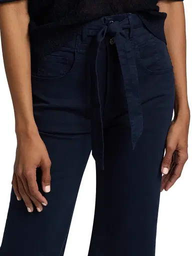 Veronica Beard Women's Rosanna Corset Wide-Leg Pants - Navy | Thumbnail 6 Veronica Beard Women's Rosanna Corset Wide-Leg Pants - Navy | Thumbnail 6
