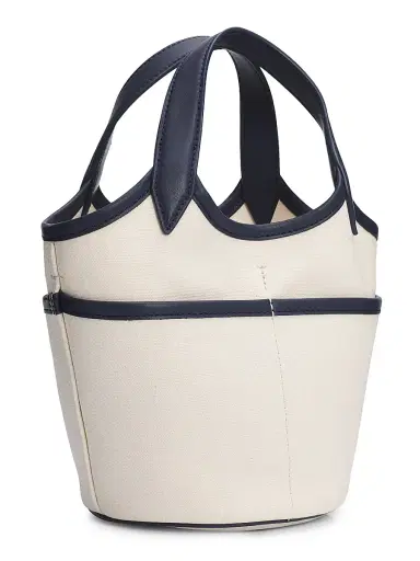 Veronica Beard Women's Anchor Cotton Canvas Bucket Bag | Thumbnail 3 Veronica Beard Women's Anchor Cotton Canvas Bucket Bag | Thumbnail 3
