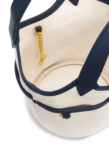 Veronica Beard Women's Anchor Cotton Canvas Bucket Bag | Thumbnail 4 Veronica Beard Women's Anchor Cotton Canvas Bucket Bag | Thumbnail 4