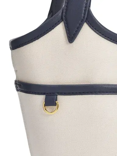Veronica Beard Women's Anchor Cotton Canvas Bucket Bag | Thumbnail 5 Veronica Beard Women's Anchor Cotton Canvas Bucket Bag | Thumbnail 5