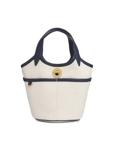 Veronica Beard Women's Anchor Cotton Canvas Bucket Bag | Thumbnail 1 Veronica Beard Women's Anchor Cotton Canvas Bucket Bag | Thumbnail 1