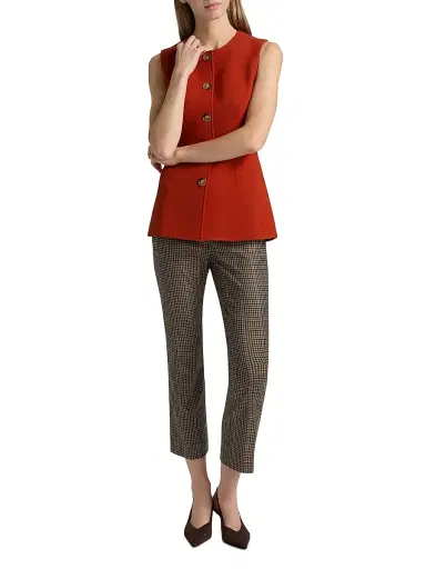 Veronica Beard Women's Jessup Tailored Vest | Thumbnail 2 Veronica Beard Women's Jessup Tailored Vest | Thumbnail 2