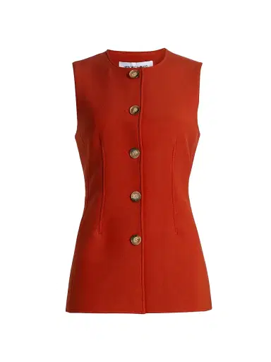 Veronica Beard Women's Jessup Tailored Vest | Thumbnail 1 Veronica Beard Women's Jessup Tailored Vest | Thumbnail 1