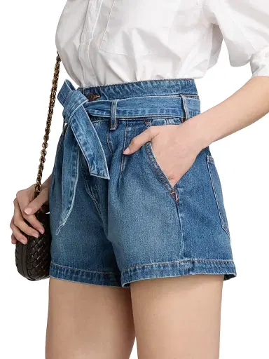 Veronica Beard Women's Jaylen Denim Shorts - Serendipity - Size 32 | Thumbnail 4 Veronica Beard Women's Jaylen Denim Shorts - Serendipity - Size 32 | Thumbnail 4