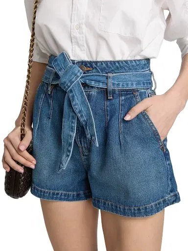 Veronica Beard Women's Jaylen Denim Shorts - Serendipity - Size 32 | Thumbnail 6 Veronica Beard Women's Jaylen Denim Shorts - Serendipity - Size 32 | Thumbnail 6