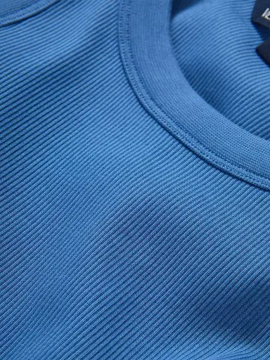 Veronica Beard Women's Jordyn Crop Tank - Blue Coast | Thumbnail 5 Veronica Beard Women's Jordyn Crop Tank - Blue Coast | Thumbnail 5
