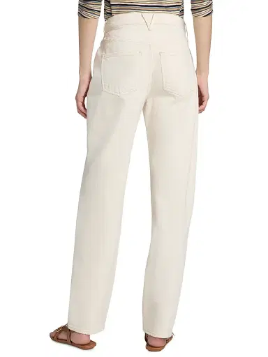 Veronica Beard Women's Harley Arc Leg High-Rise Jeans - Ecru - Size 32 | Thumbnail 5 Veronica Beard Women's Harley Arc Leg High-Rise Jeans - Ecru - Size 32 | Thumbnail 5