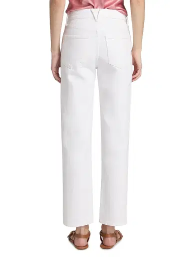 Veronica Beard Women's Leah Mid-Rise Straight-Leg Jeans | Thumbnail 5 Veronica Beard Women's Leah Mid-Rise Straight-Leg Jeans | Thumbnail 5